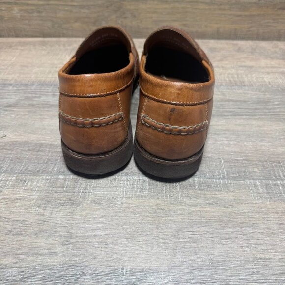 E.T. Wright Brown Leather Penny Loafers Men\'s Size 13 main image 6